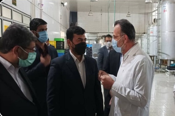 بازدید از کارخانه شیر و لبنیات