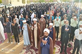 عکس | نماز عید فطر در زرند و یزدان‌آباد