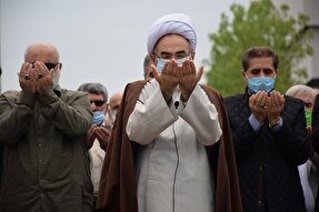 نماز عید سعید فطر در گیلان اقامه شد