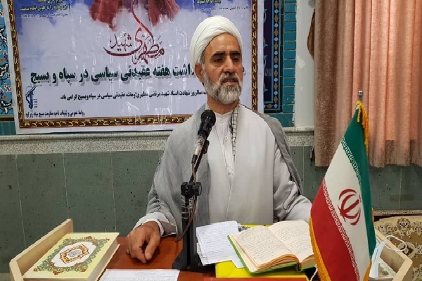 حجت الاسلام جواد طاهری، جانشين نماینده ولی فقیه در سپاه انصارالرضا(ع) خراسان جنوبی