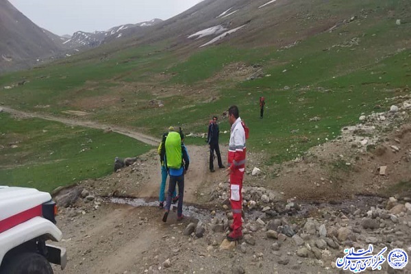 نجات فرد مفقودشده در ارتفاعات سبلان اردبیل
