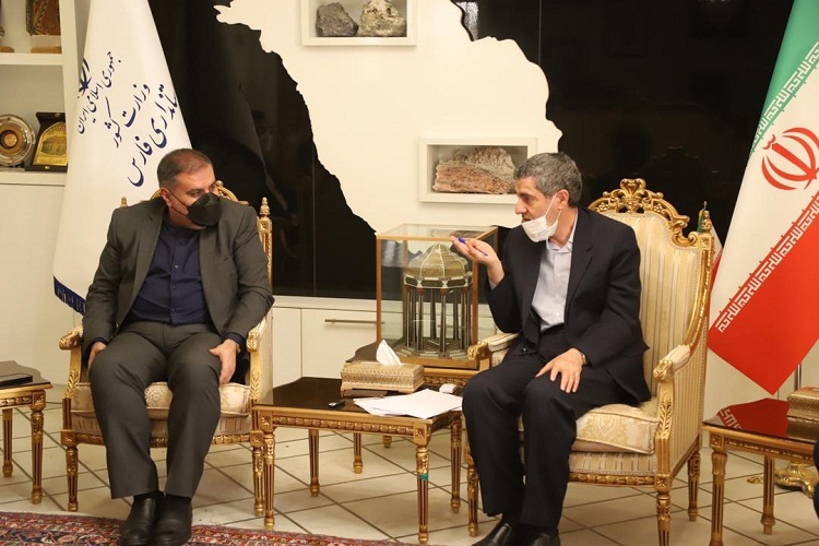 دیدار استاندار فارس با معاون وزیر میراث فرهنگی 