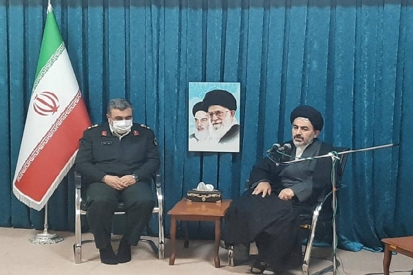 سردار حسین اشتری فرمانده انتظامی سید مهدی قریشی نماینده ولی فقیه در آذربایجان غربی