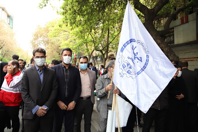 راهپیمایی روز قدس، جهادگران دانشگاهی، آذربایجان شرقی