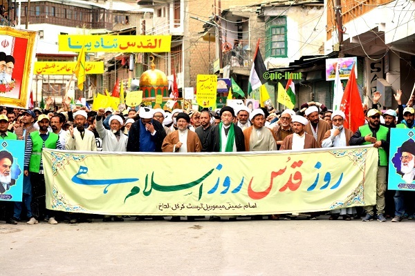 مراسم باشکوه روز قدس در «کارگیل» هند + عکس