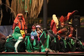 عکس | مجلس تعزیه شهادت حضرت رقیه(س) در ده‌زیار