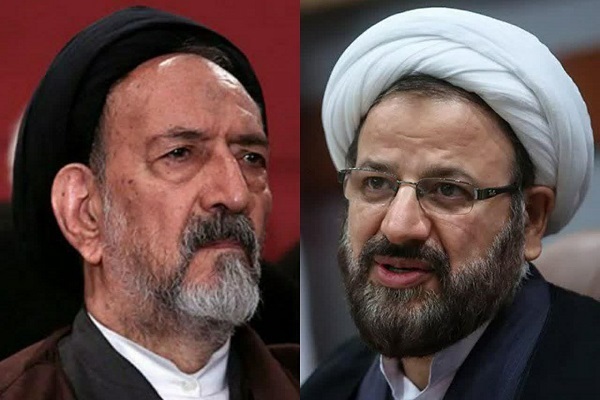 واعظی رییس دفتر تبلیغات اسلامی و مرحوم حجت&zwnj;الاسلام والمسلمین دعایی