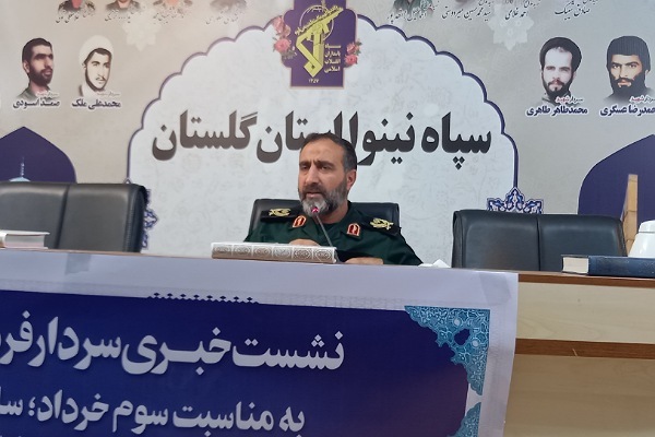 سردار ملک شاهکوهی فرمانده سپاه نینوا گلستان