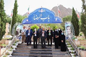 عکس | ادای احترام معاون فرهنگی جهاد دانشگاهی کشور به سردار دلها