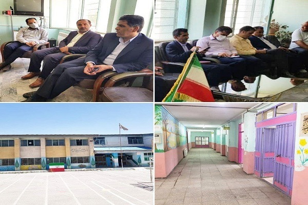 بازدید سرپرست آموزش و پرورش لرستان از مدرسه شهدای دانش آموز بروجرد