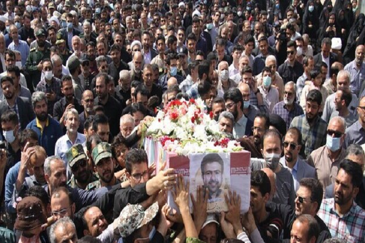 برگزاری تشییع پیکر شهید محمد عبدوس در سمنان
