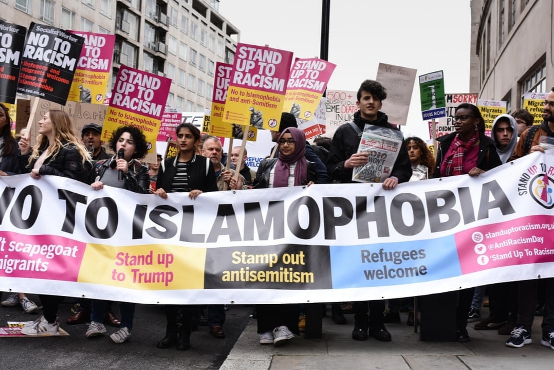 اعتراض مردم لندن به تشدید اسلام‌هراسی