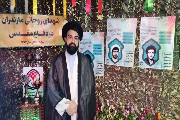 حجت&zwnj;الاسلام سید میثم نبوی، مسئول بسیج طلاب سپاه کربلا مازندران