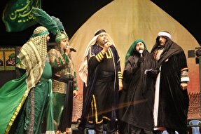 عکس | سومین شب اجراهای نهمین سوگواره ملی تعزیه‌ ده‌زیار