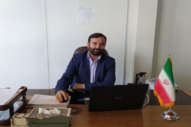 مسلم بیات معاون پرورشی و تربیت بدنی اداره آموزش و پرورش ملایر