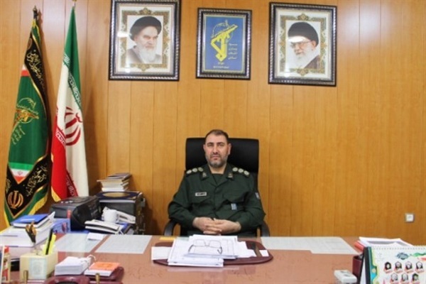 سرهنگ پاسدار مرتضی کاظمی فرمانده سپاه شاهین&zwnj;دژ