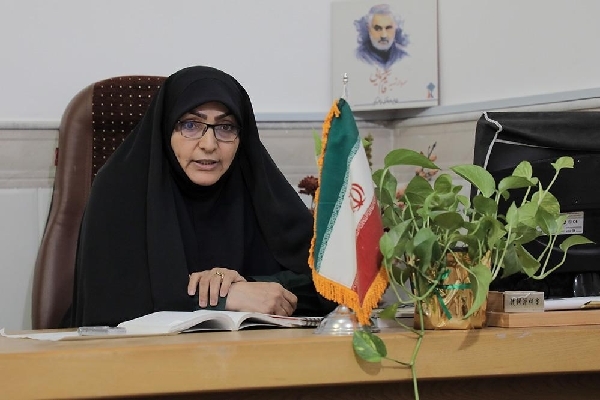 لیلا شکریان جانشین مسئول سازمان بسیج جامعه زنان سپاه استان قم