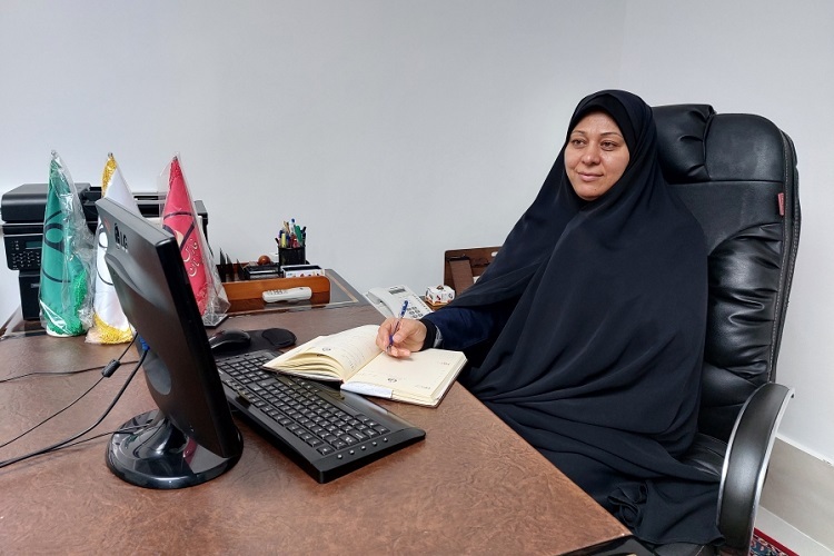 ترگل برنده، مسئول بسیج جامعه زنان سپاه فجر استان فارس