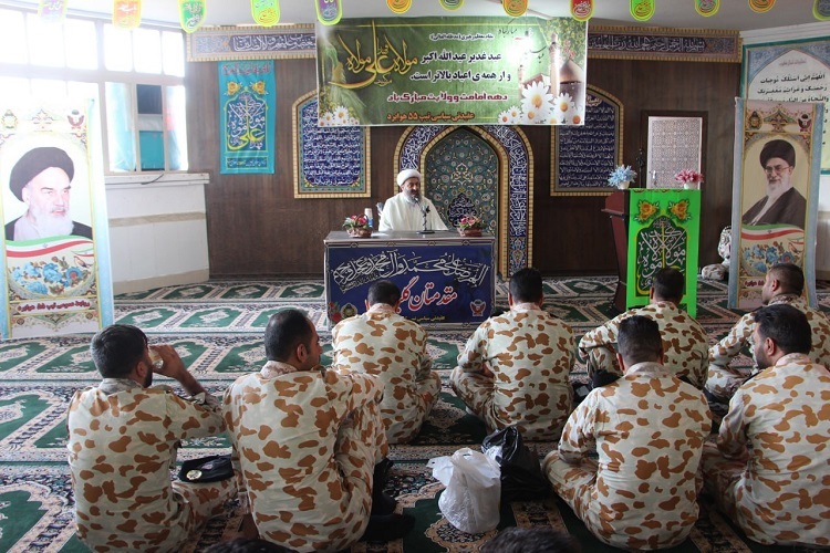 جشن عید غدیر، تیپ 55 هوابرد شیراز 