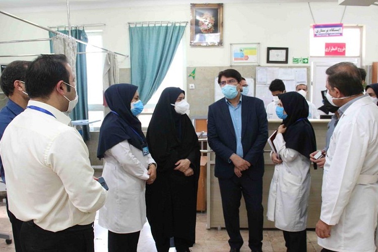 بازدید معاون درمان دانشگاه علوم پزشکی شیراز از بیمارستان علی اصغر