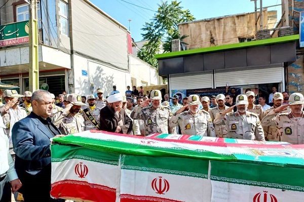 تشییع پیکر شهید مرزبانی در بانه تشییع پیکر شهید مرزبانی در بانه
