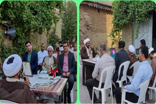 حجت الاسلام رضا زاده امام جمعه بخش بهاران