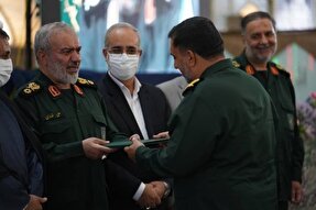 عکس | آیین تکریم و معارفه فرمانده سپاه ثارالله کرمان