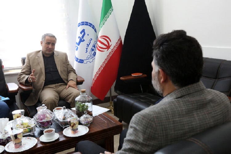 دیدار روح الله دهقانی رئیس جهاد دانشگاهی با سید محمدرضا استاندار سمنان راه اندازی مرکز درمان پیشرفته بیماری در سمنان