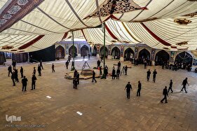 حسینیه ایران؛ آئین برافراشتن خیمه «هارونیه»