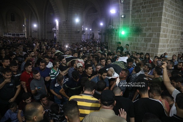 تشییع شهدای فلسطینی در باریکه غزه