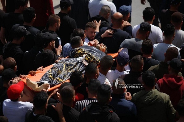 تشییع پیکر شهدا در غزه