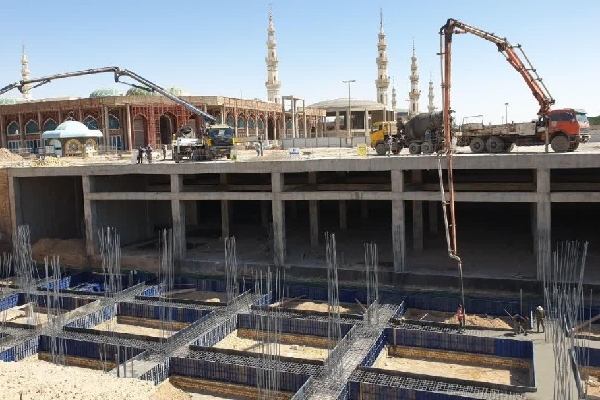 احداث موتورخانه مرکزی مسجد جمکران به همت بسیج سازندگی استان قم