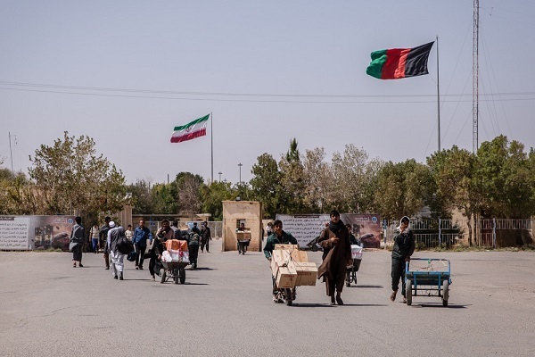 شهروندان افغانستانی در مرز ایران