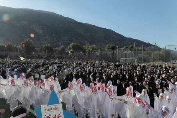 سلام یا مهدی در بقاع غربی (تصویر/فیلم)