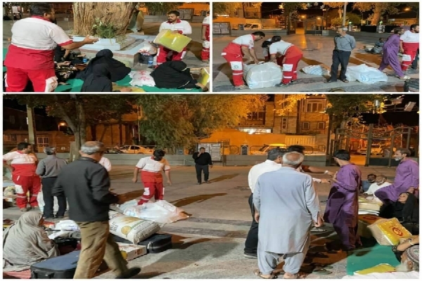 اسکان زائران پاکستانی تویط هلال احمر کرمان اسکان زائران پاکستانی تویط هلال احمر کرمان