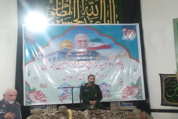 سردار علی ملک شاهکوهی فرمانده سپاه نینوا گلستان