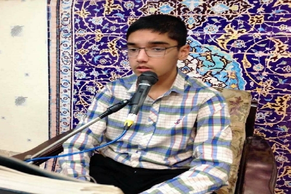 امیرحسین مقدس دانش آموز فعال قرآنی
