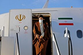 رئیس‌جمهور وارد همدان شد