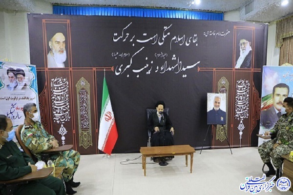 دیدار نمانده ولی فقیه در خراسان‌جنوبی با کارکنان منطقه پدافند هوایی شرق کشور