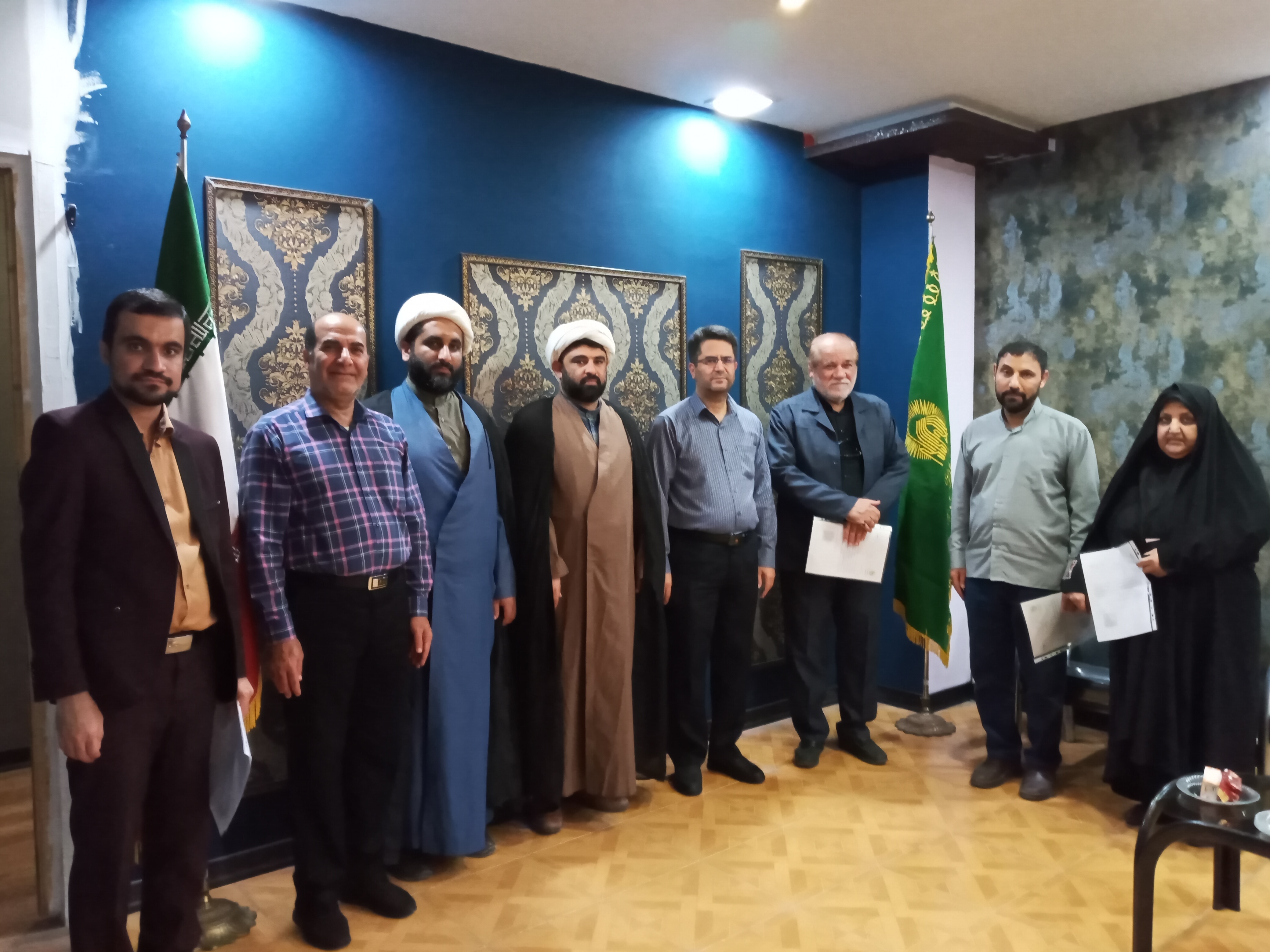 اعضای کانون‌های قرآنی دفتر خدمت رضوی بوشهر معرفی شدند + عکس