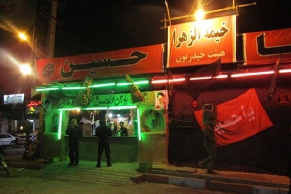 خیمه الزهرا اسدآباد هیئت حیدریون