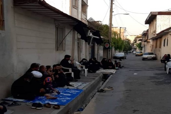 برگزاری عزاداری ایام ماه صفر در محله امام رضا ع گرگان