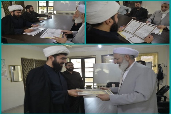 امضای تفاهم نامه همکاری مدیر کل تبلیغات گلستان و مدیر کل کتابخانه های عمومی گلستان