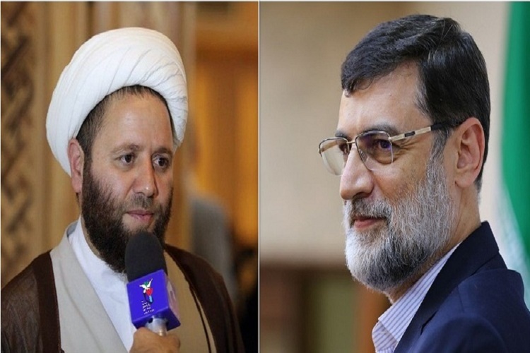 سیدامیرحسین قاضی‌زاده هاشمی معاون رئیس‌جمهور و رئیس بنیاد شهید و امور ایثارگران حجت‌الاسلام والمسلمین مهدی حسن‌زاده نامقی مدیرکل بنیاد شهید و امور ایثارگران استان خراسان رضوی