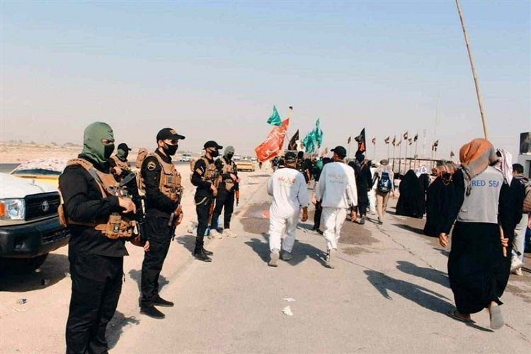 حشدالشعبی، پیاده روی اربعین