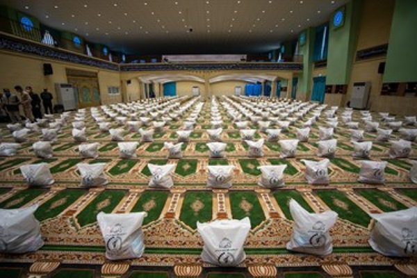 رزمایش کمک های مومنانه در حسینیه عاشقان ثارالله ع گرگان
