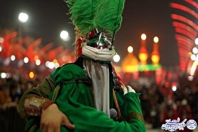 روایت موکبی با اجرای فعالیت‌های هنری در کاظمین