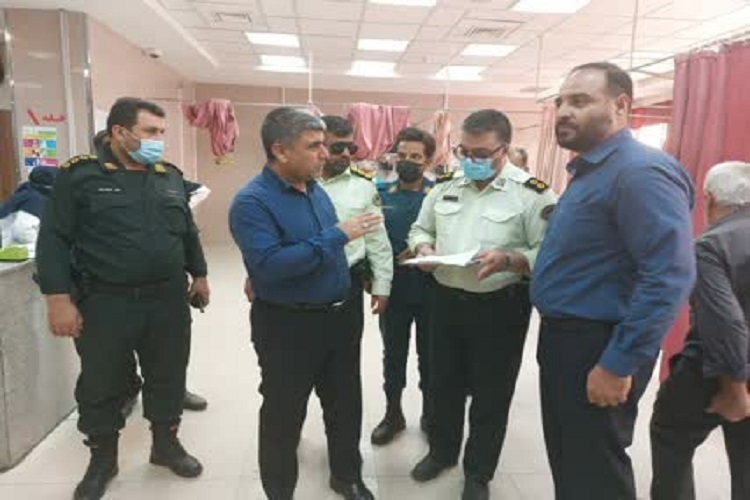 رسیدگی پلیس به وضعیت مجرومان، بیمارستان شیراز