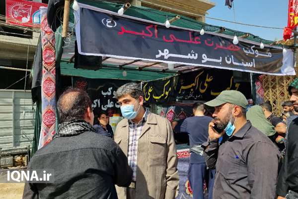 بازدید نماینده ویژه استاندار بوشهر از موکب‌های عتبات عالیات در عراق + عکس و فیلم