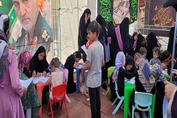 برپایی موکب ستاد کانون‌های فرهنگی هنری مساجد قم در بلوار پیامبر اعظم(ص)